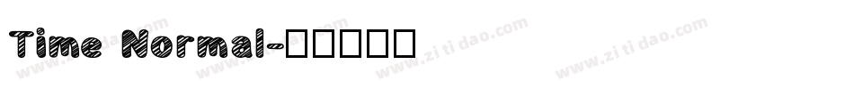 Time Normal字体转换